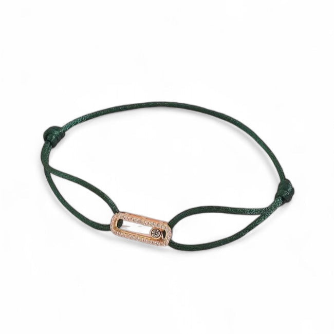 Damor Bracelet - Dark green/Gold