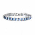 Blau/Weiß Diamond Bracelet